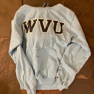 WVU Hoodie light blue, (S)